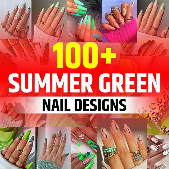 Summer Green Nail Designs