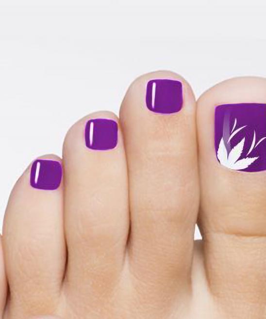 Summer Hot Pink Toe Nail Designs