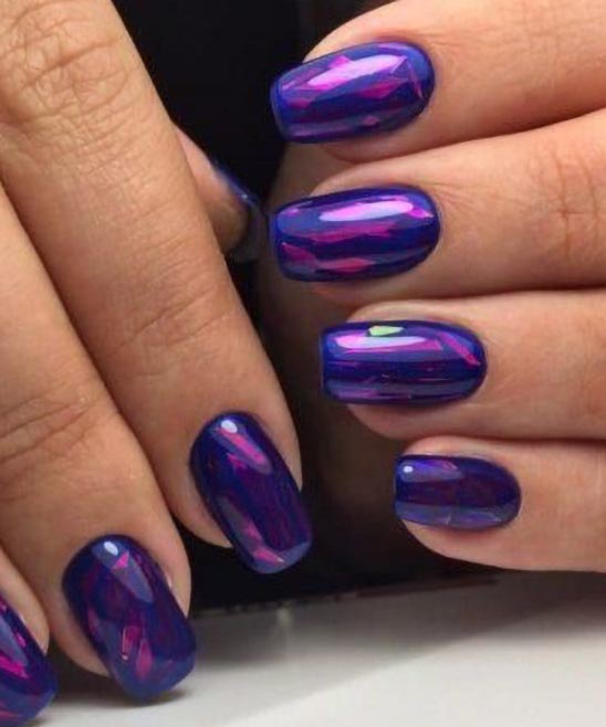 Teal and Purple Nail Designs