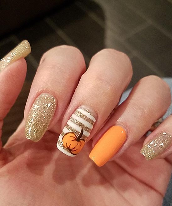 Thanksgiving Designs for Acrylic Nails