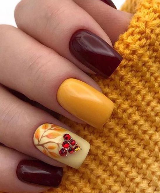 Thanksgiving Nail Art Pictures