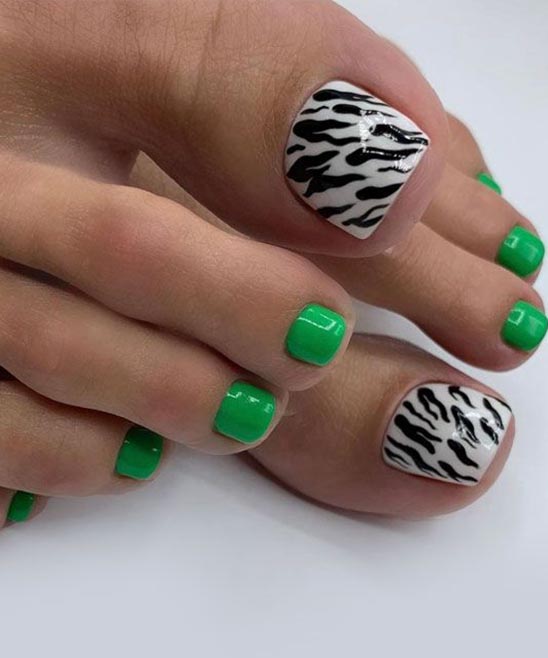 Toe Nail Design Ideas for Fall