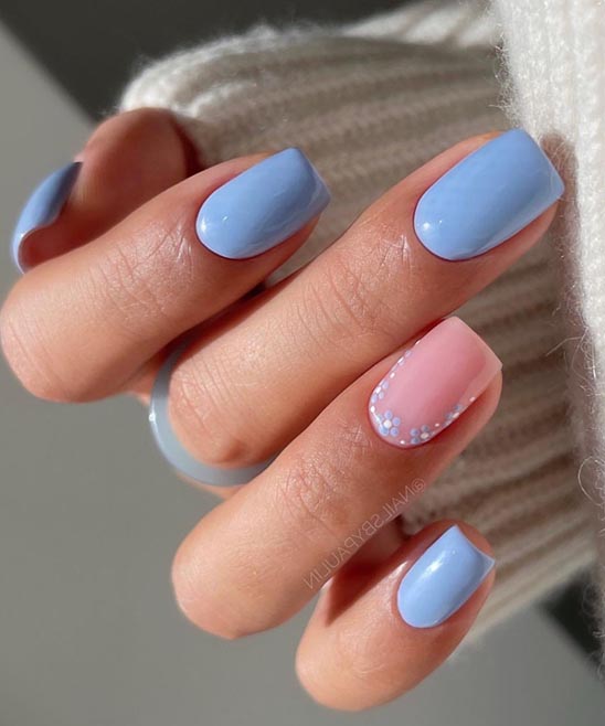 Toe Nail Designs Baby Blue