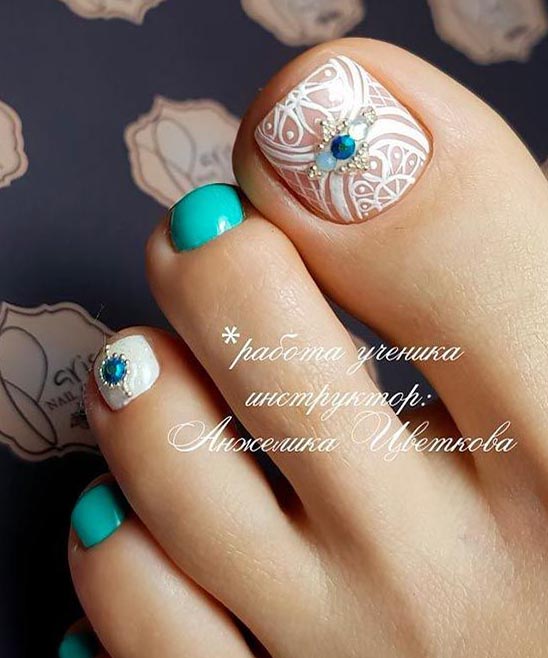 Toe Nail Designs Pink