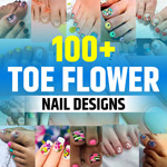 Toe Nail Designs With Flowers