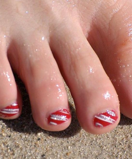 50+ Christmas Toe Nail Designs (2023) - TailoringinHindi