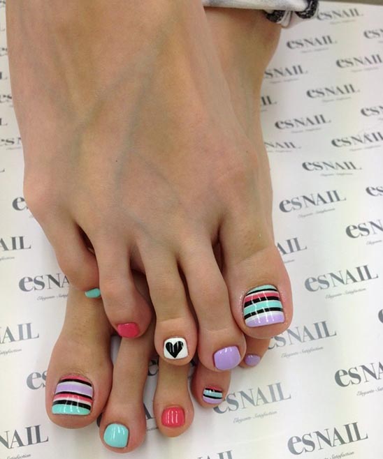 Trendy Toe Nail Designs