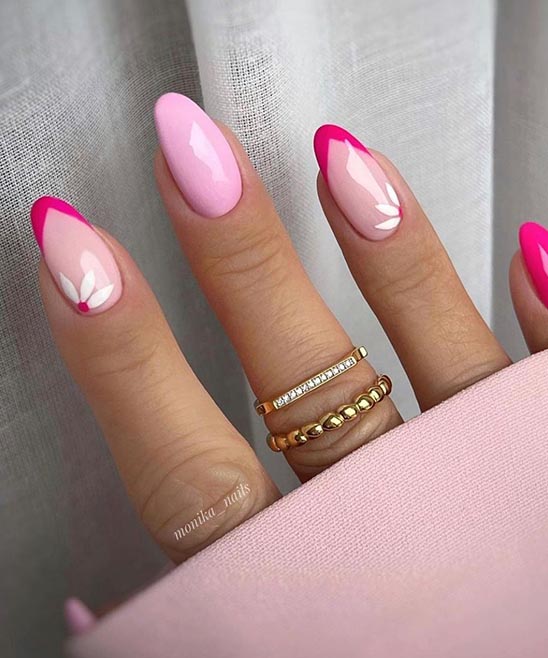 32 Pink Almond Nails Ideas  Nails Design Ideas