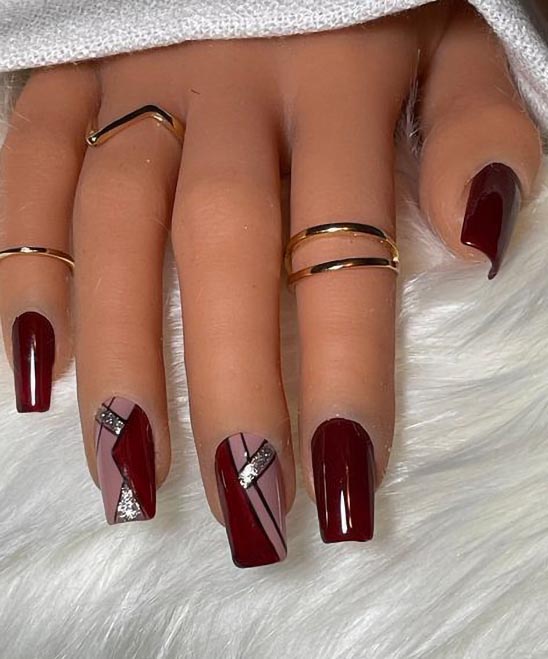 What Color Nail Polish Goes With a Burgundy Dress