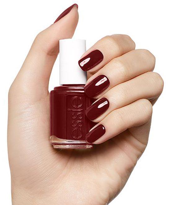 What Color Nails Goes With Burgundy Dress