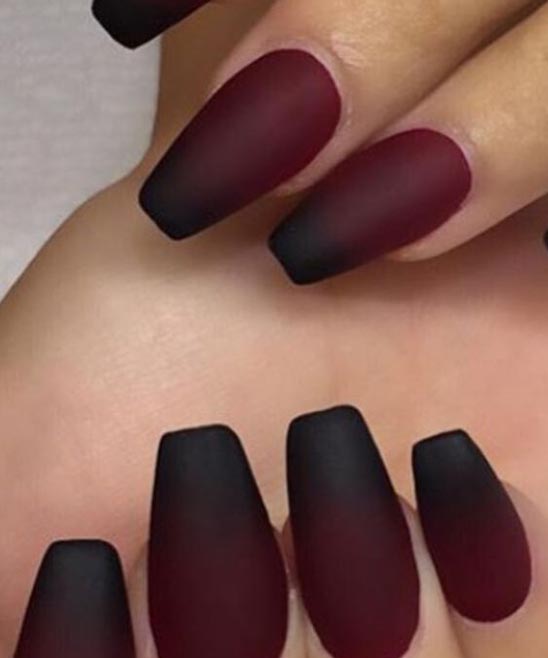 What Color Nails Look Good With Burgundy Dress