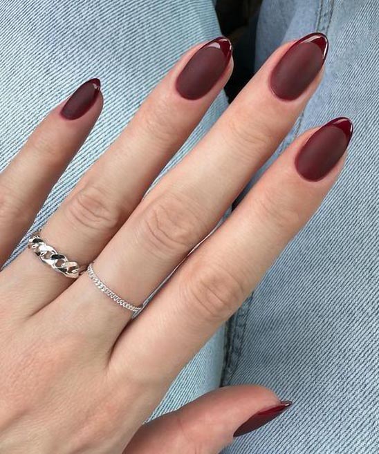 What Nail Polish Goes With a Burgundy Dress