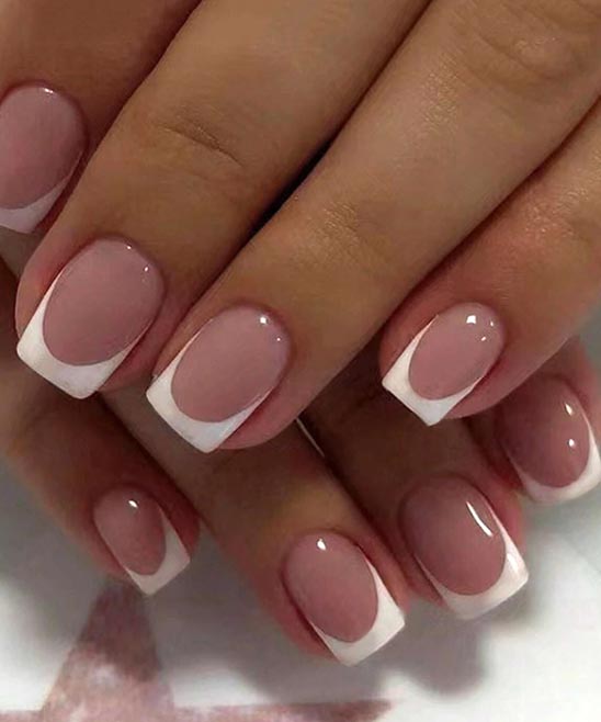 50 White French Tip Nails Short 2024 TailoringinHindi