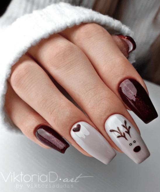 Winter French Nail Designs