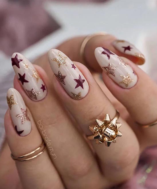 Winter Red Nail Designs