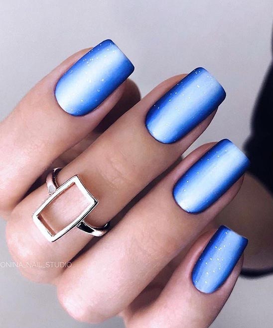 coffin blue and white nail designs
