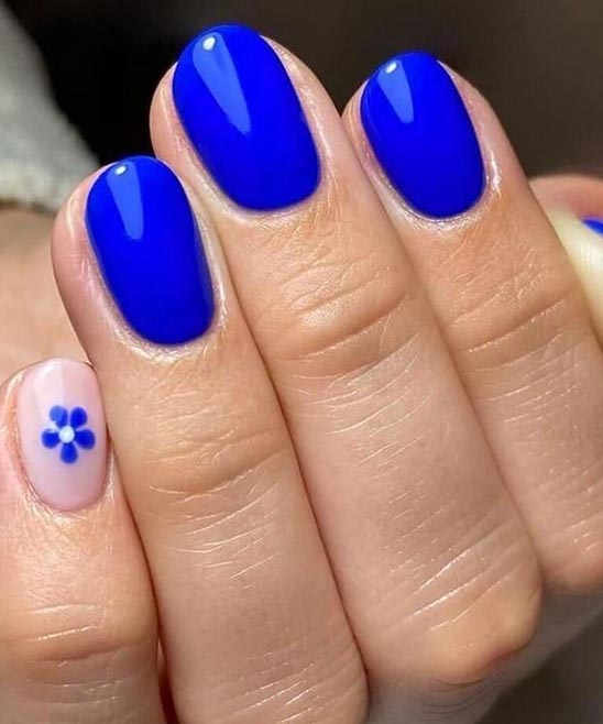 coffin nail designs blue