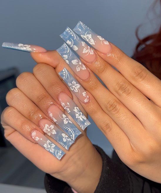 3d Flower Acrylic Nails
