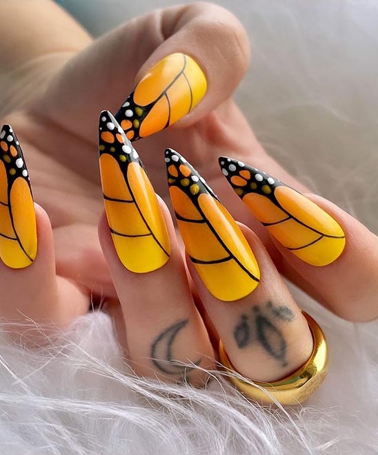 3d Pumpkin Nails