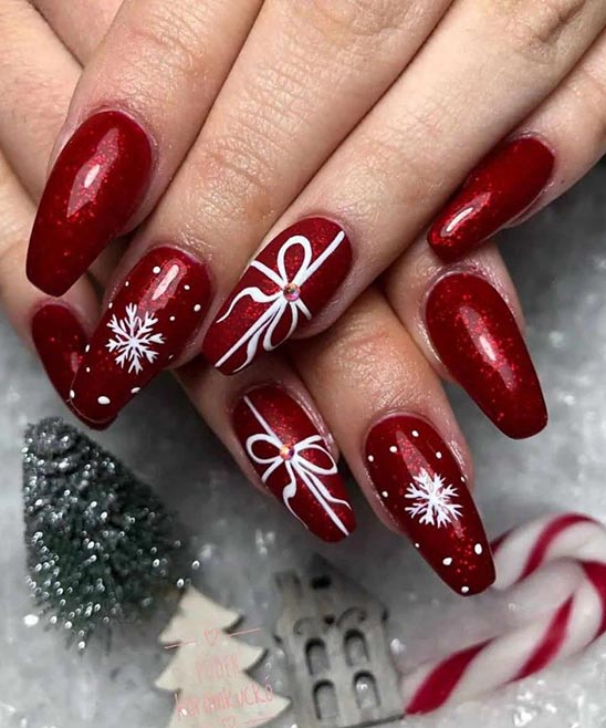 Acrylic Christmas Nails Designs