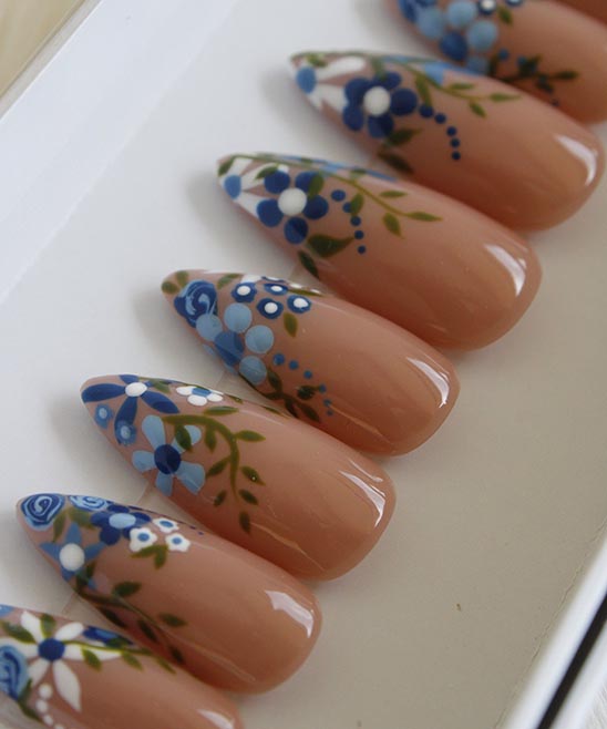 Acrylic Flower Nail Designs