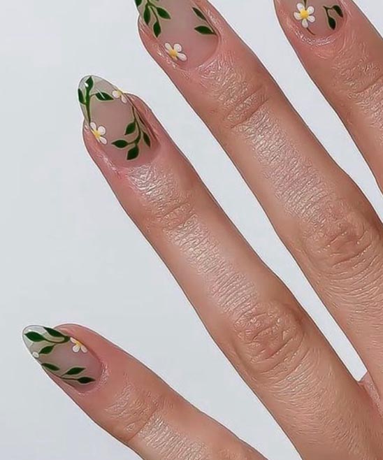 Acrylic Flower Nails