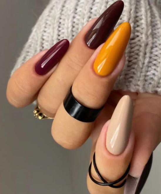 Acrylic Nail Colors for Fall