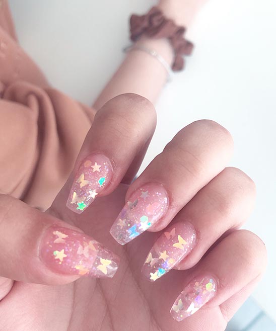 Acrylic Nail Designs Coffin Shape