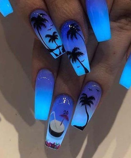 Bright and Bold Summer Coffin Nail Ideas TailoringinHindi