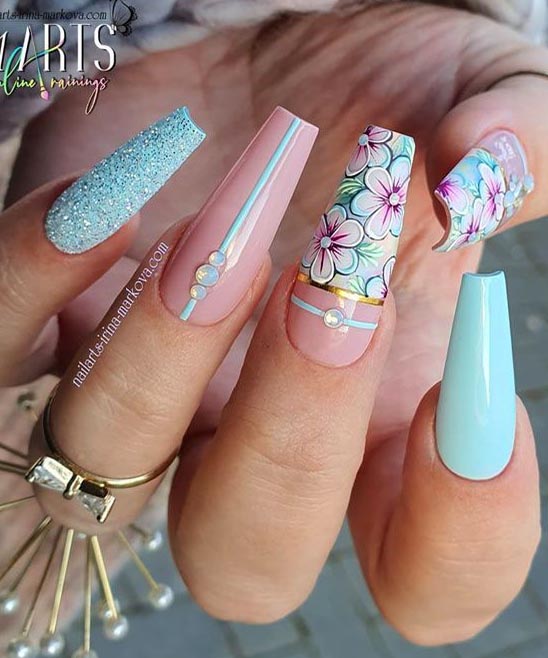 Acrylic Nail Designs Coffin