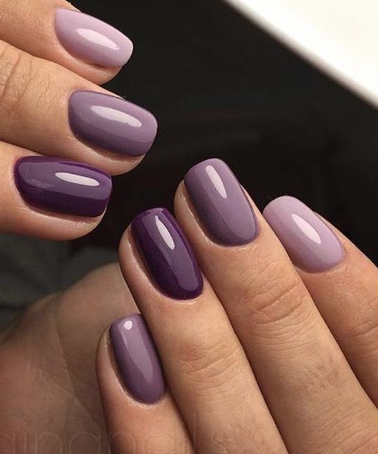 Acrylic Purple Nails