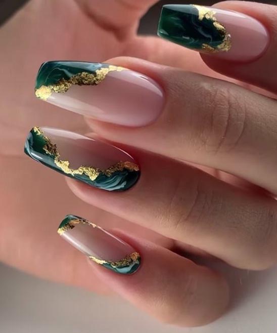 Acrylic Rose Gold Nails