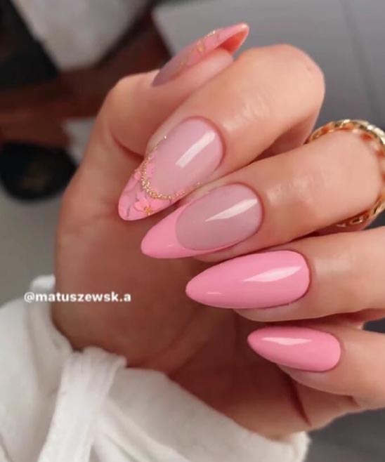 Almond Nails Spring Colors