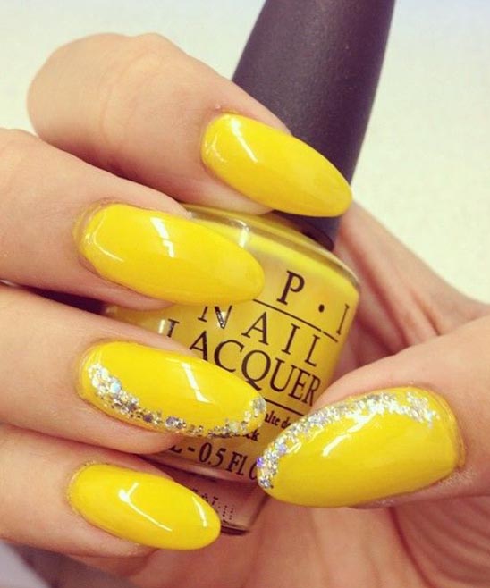 Almond Shape Spring Nails