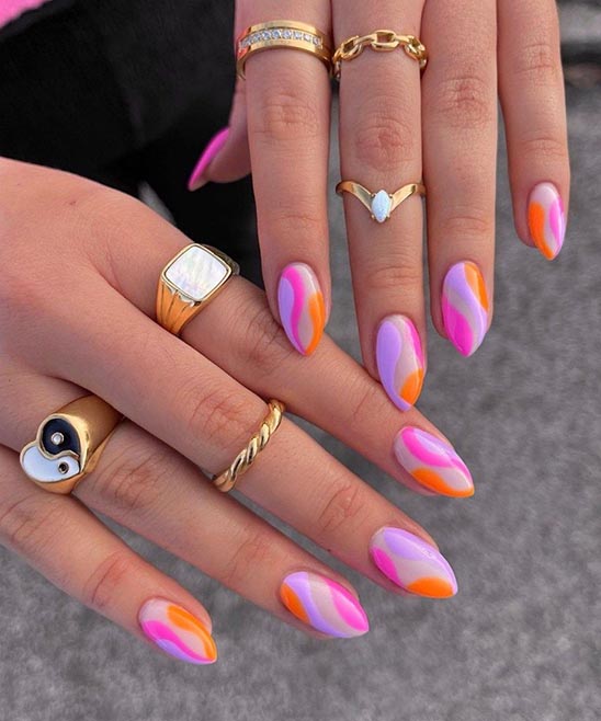 Almond Shaped Nails Spring