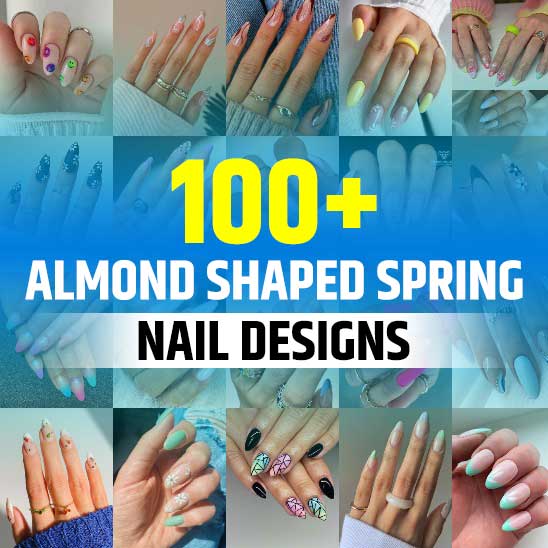 Almond Shaped Spring Nails