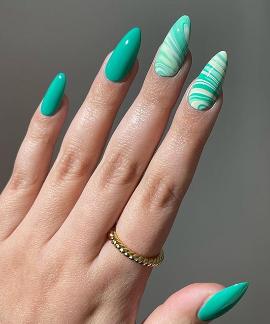 Almond Spring Nail Ideas