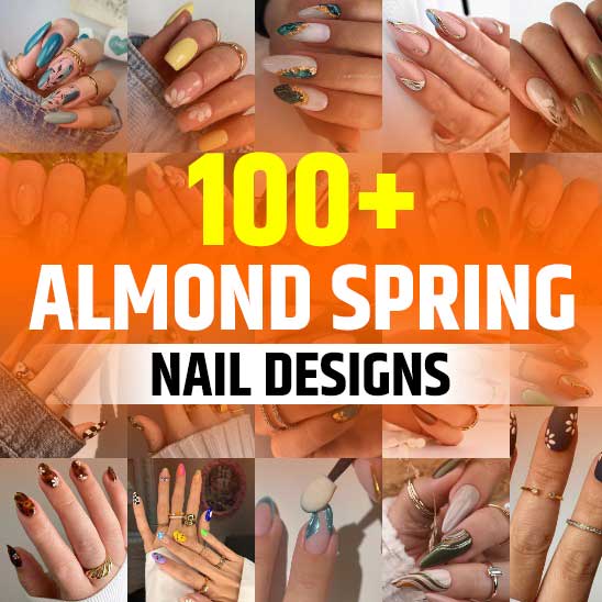 Almond Spring Nails