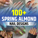 Almond Spring Nails