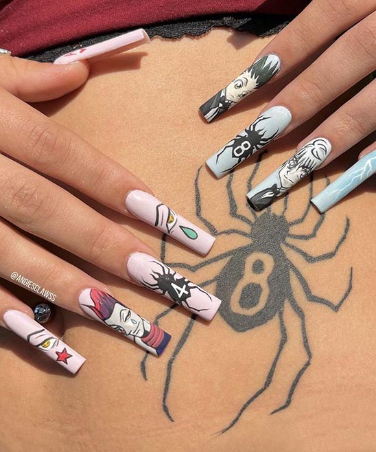 Animal Acrylic Nails