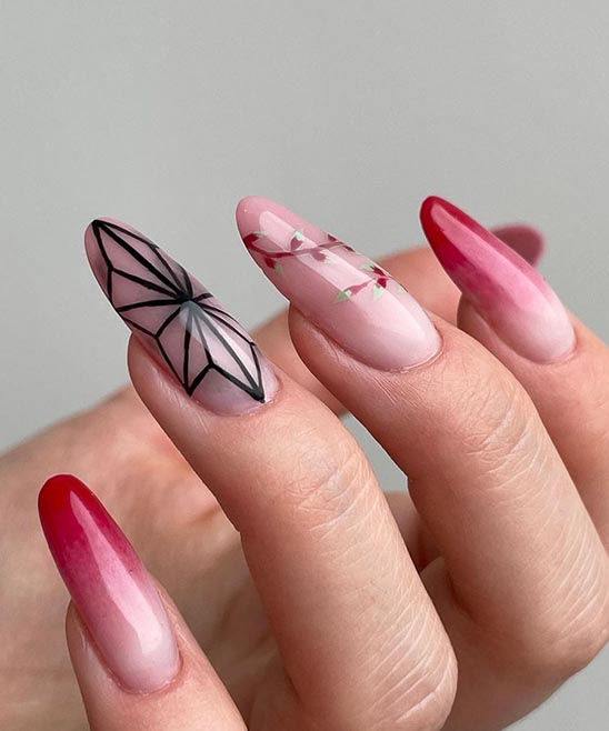 Animal Print Acrylic Nails