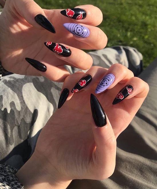 Animated Acrylic Nails