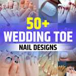 Beach Wedding Toenails