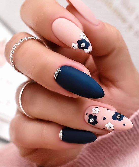 50+ Blue Fall Nails (2024) TailoringinHindi