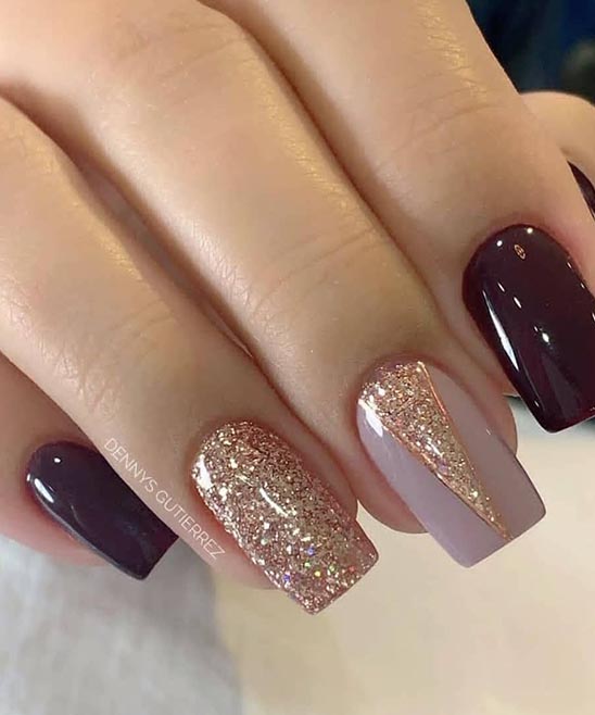 Black Christmas Nail Ideas