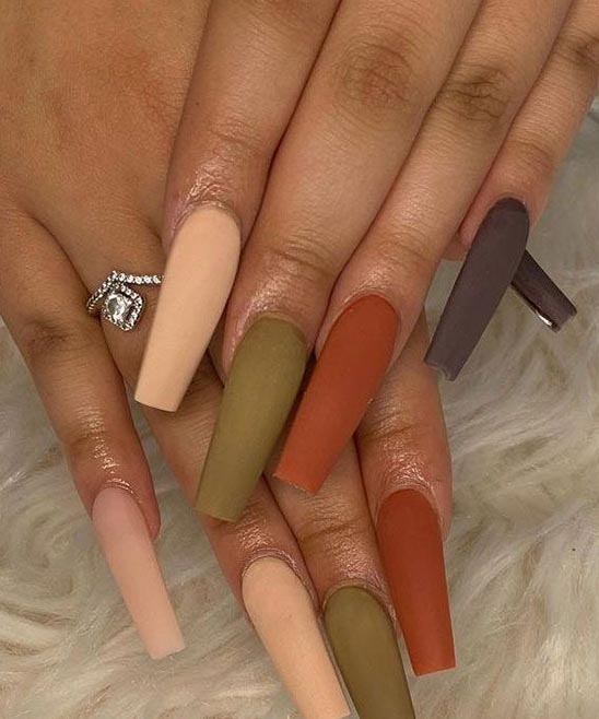 Black Coffin Nails Designs