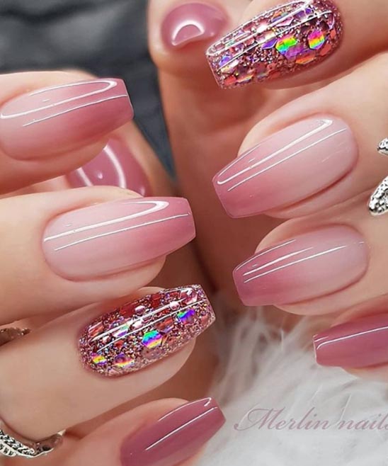 Birthday Nail Designs Coffin Shape