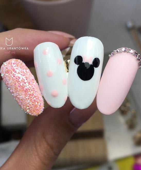Black Disney Nails