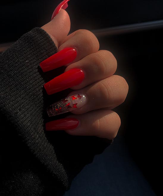 Black Nail Designs Coffin Shape