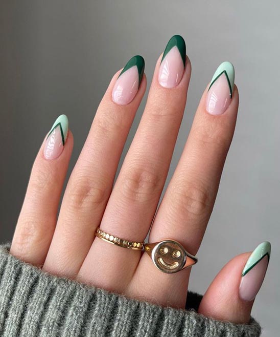 Black Sparkly Christmas Nails